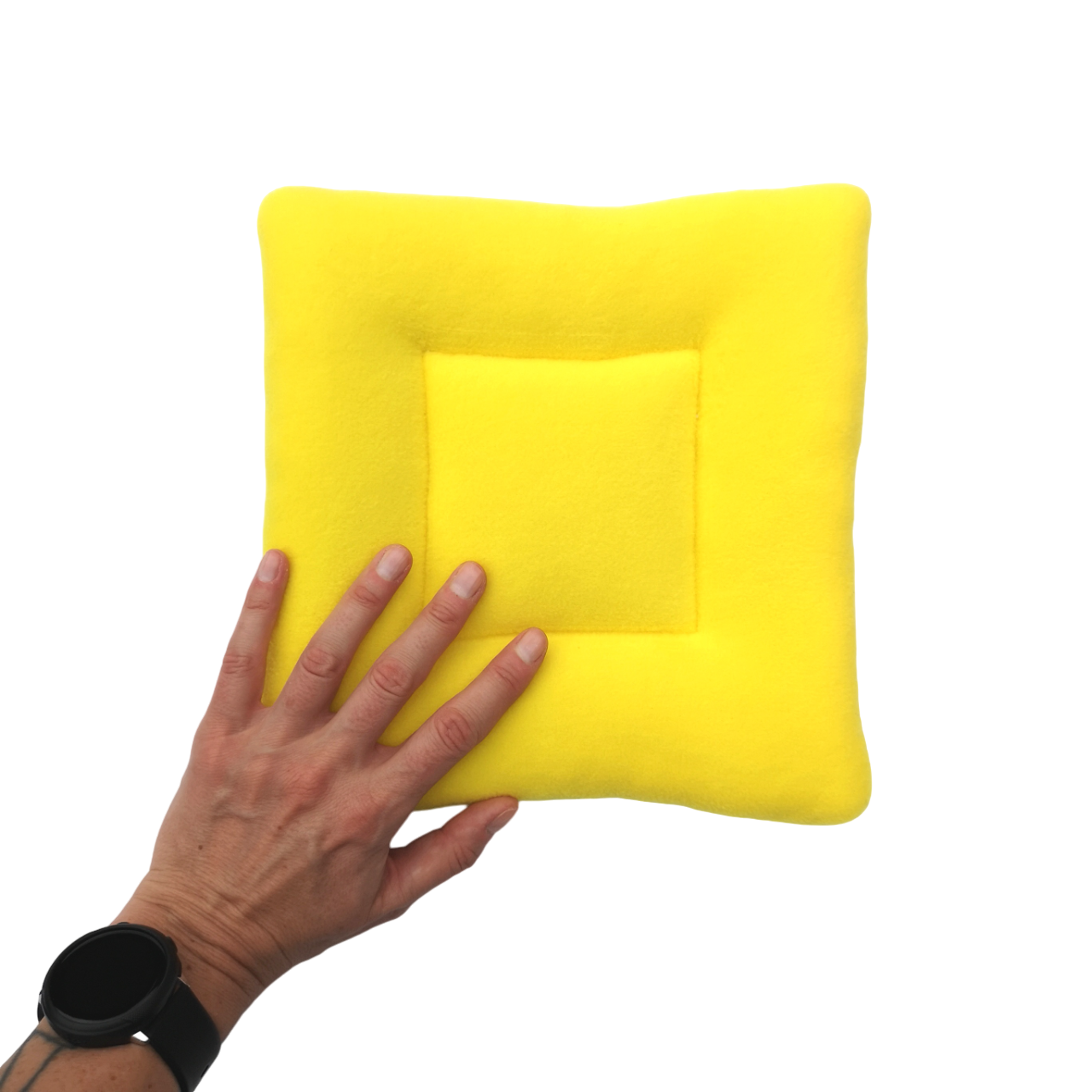 Fleece Padded Mat | Bumblebees Print & Yellow