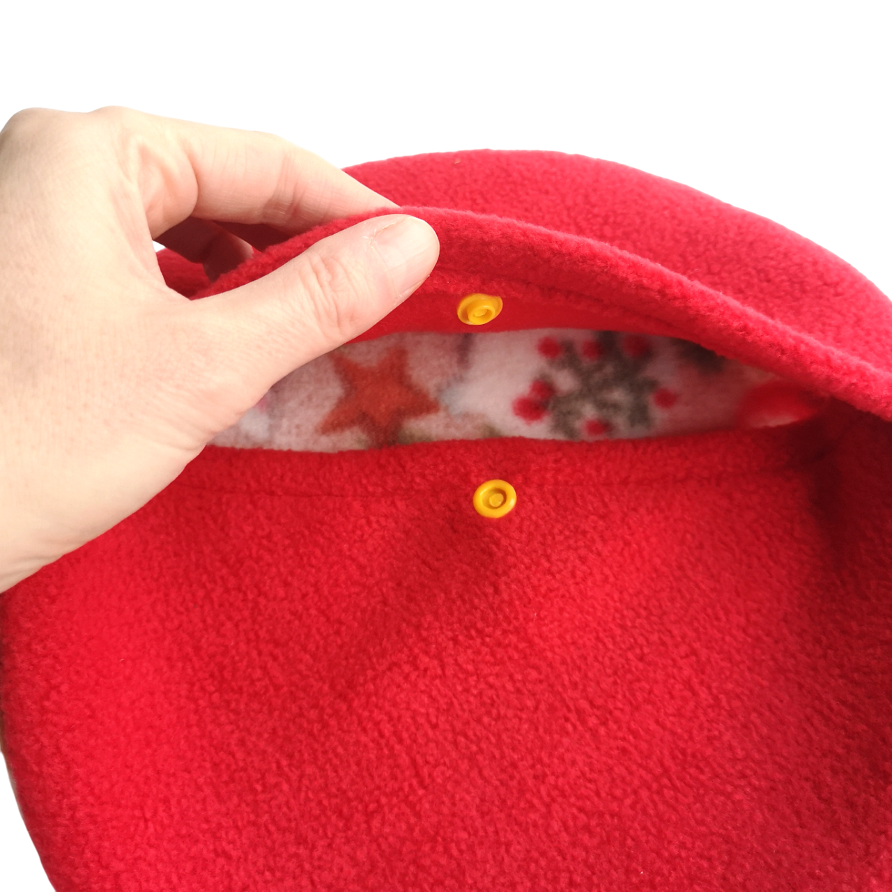 Replacement Fleece Heat Pad Cover | Christmas Baubles Print