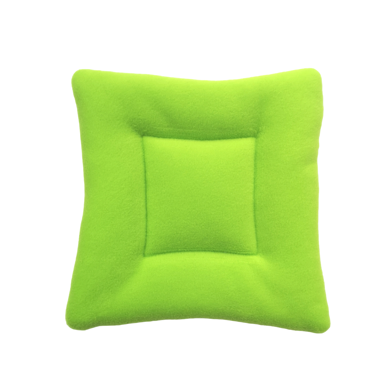 Fleece Padded Mat | Cow Print & Lime Green