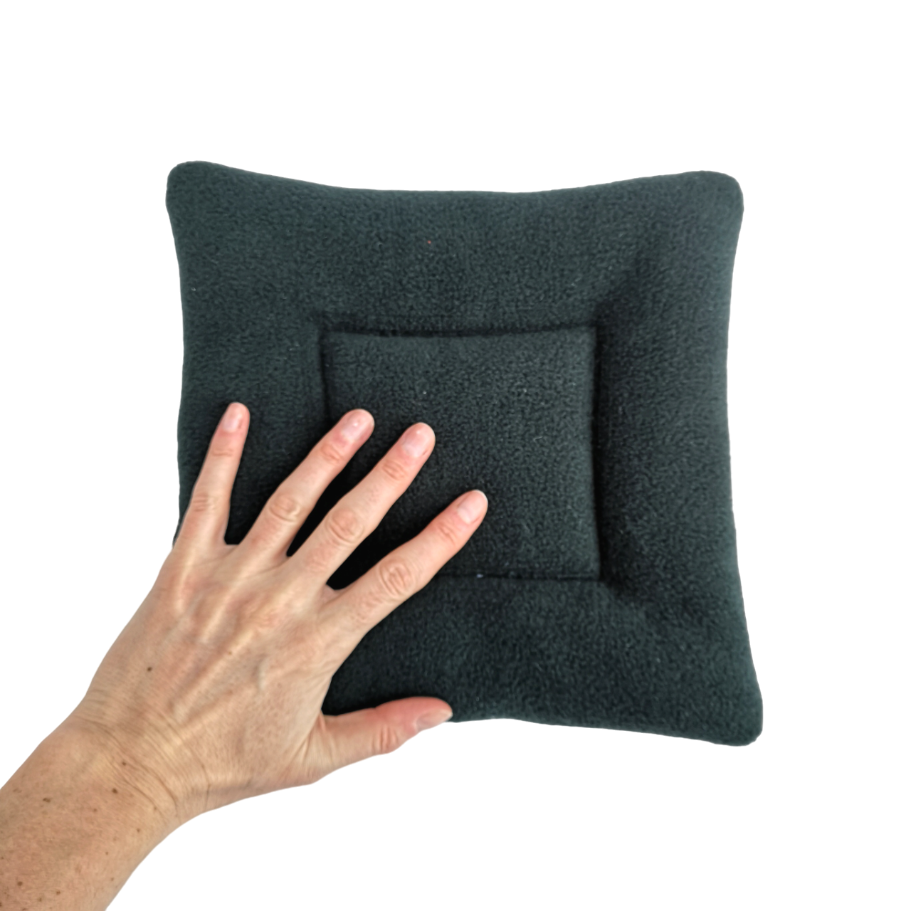 Fleece Padded Mat | Dinosaurs Print & Dark Green