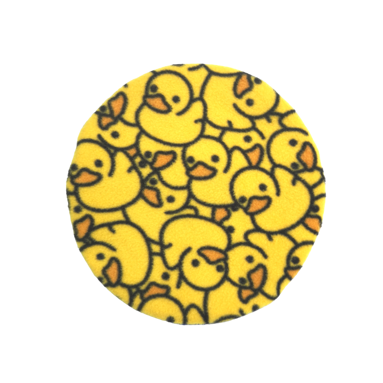 Replacement Fleece Heat Pad Cover | Rubber Ducks Print & Royal Blue