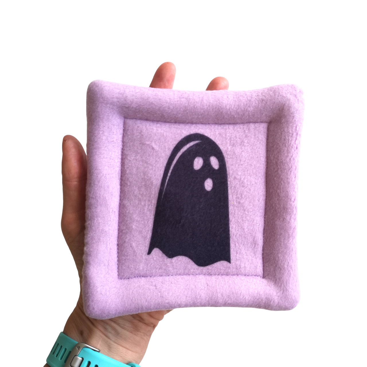 Set of 3 Water Bottle Drip Mats | Halloween Ghosts Print