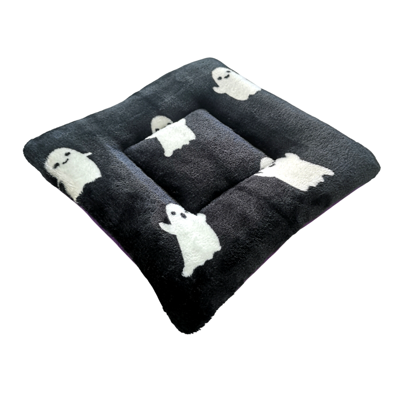 Fleece Padded Mat | Ghosts & Purple