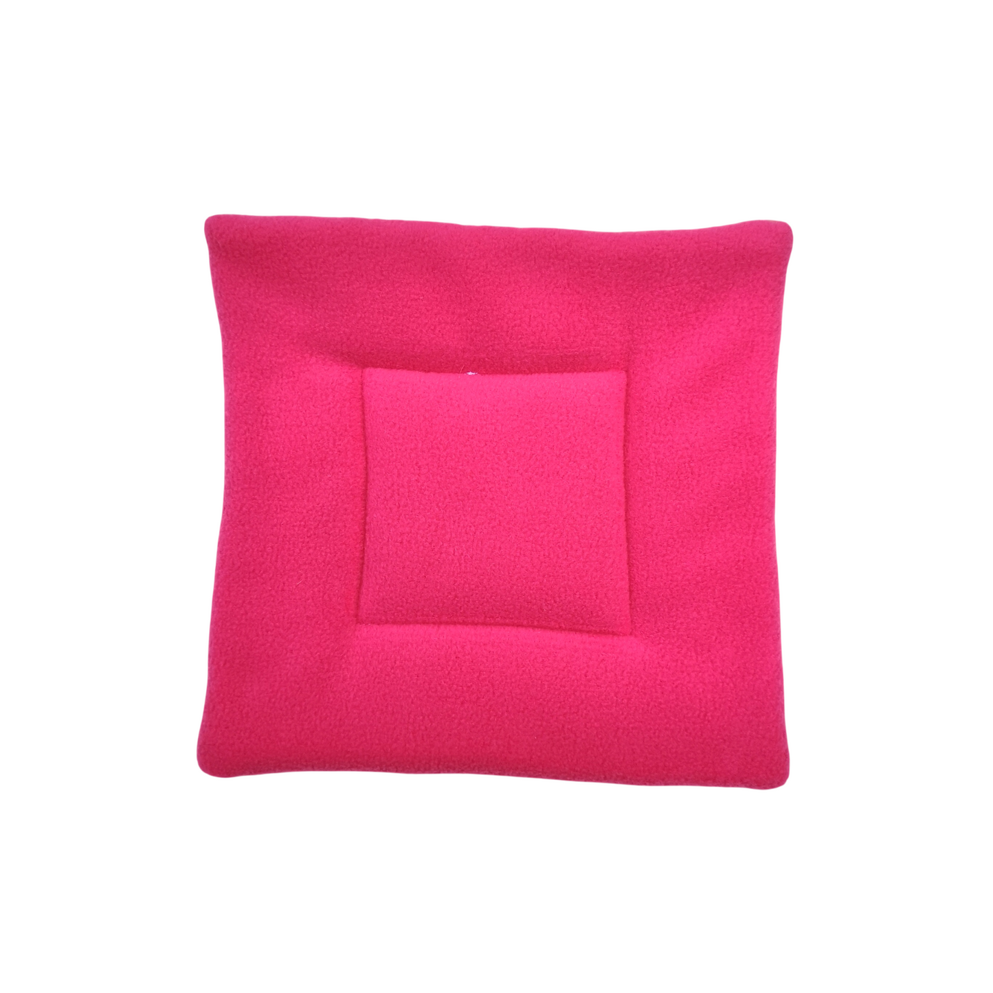 Fleece Padded Mat | Leopard Print & Dark Pink