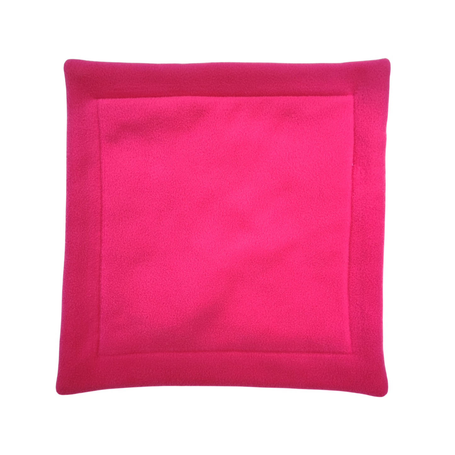 Fleece Mat with Absorbent Zorb Core | Leopard Print & Dark Pink