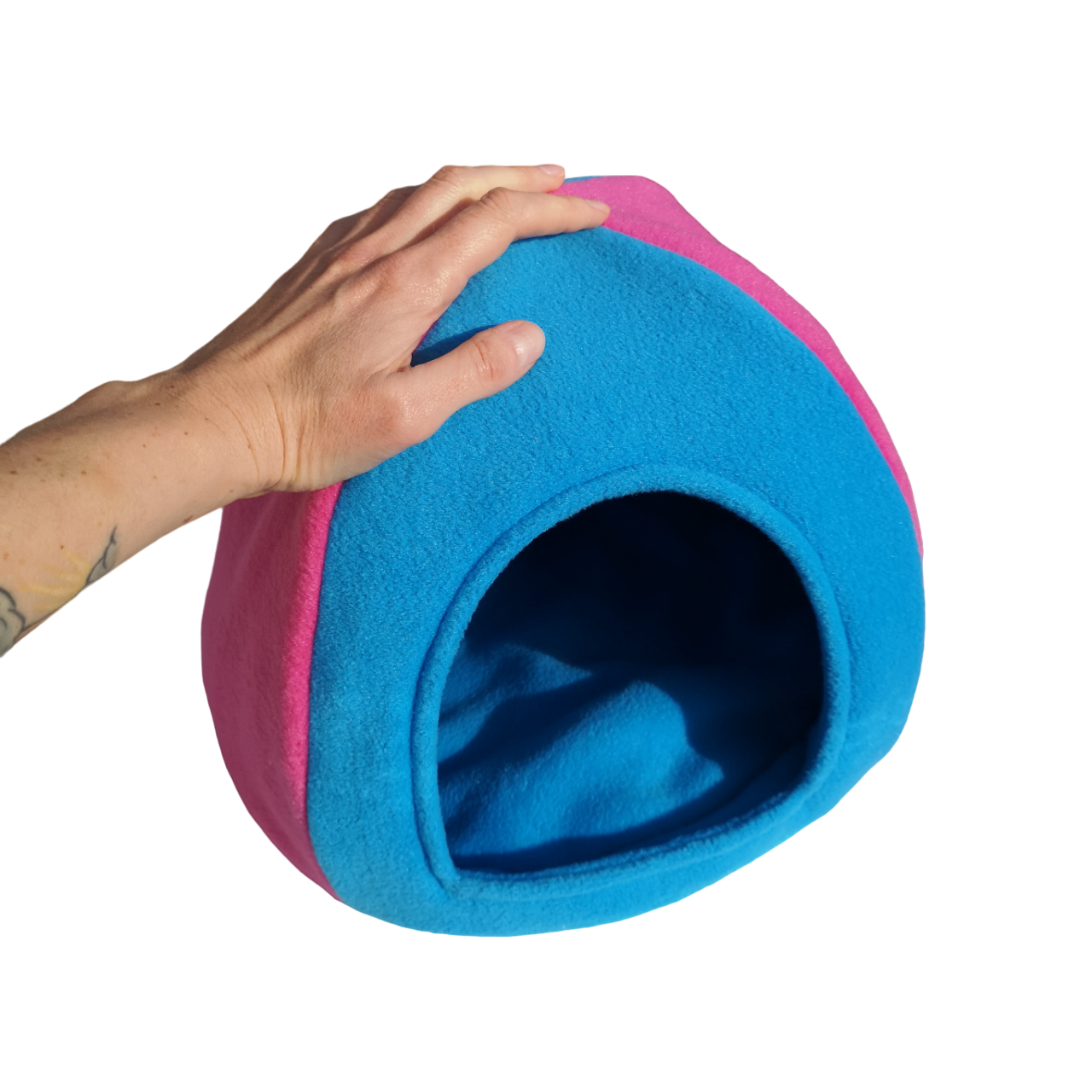 Choose Your Own Fleece Dome House with Contrasting Side Panels
