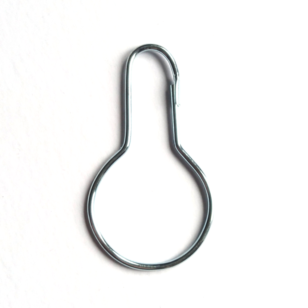Pear shaped clip for pet hammock