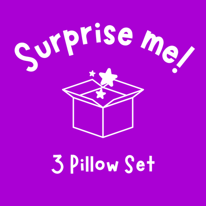 Set of 3 Fleece Pillows | Surprise Me!