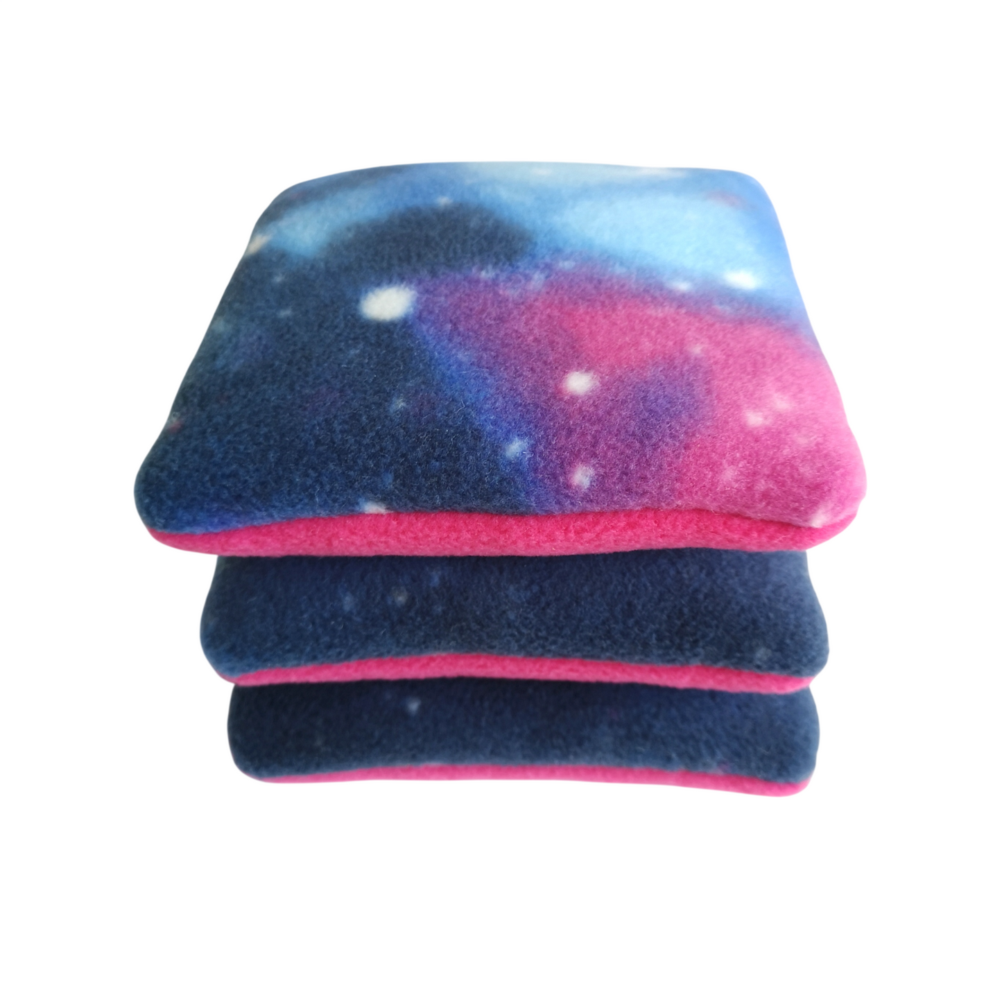Fleece Pillows | Galaxy & Dark Pink