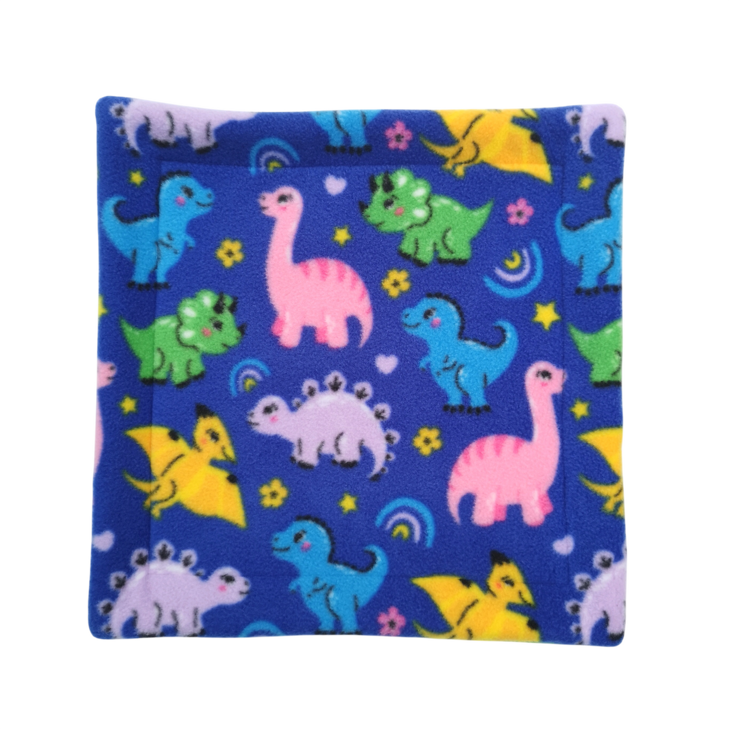 Fleece Mat with Absorbent Zorb Core | Baby Dinosaurs & Emerald Green