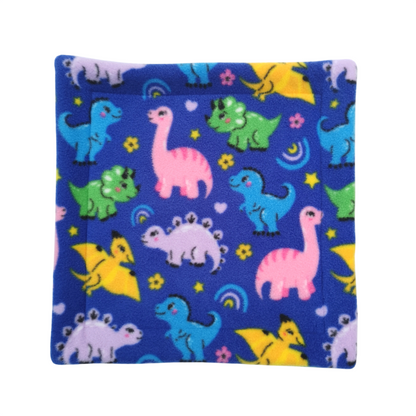 Fleece Mat with Absorbent Zorb Core | Baby Dinosaurs & Emerald Green