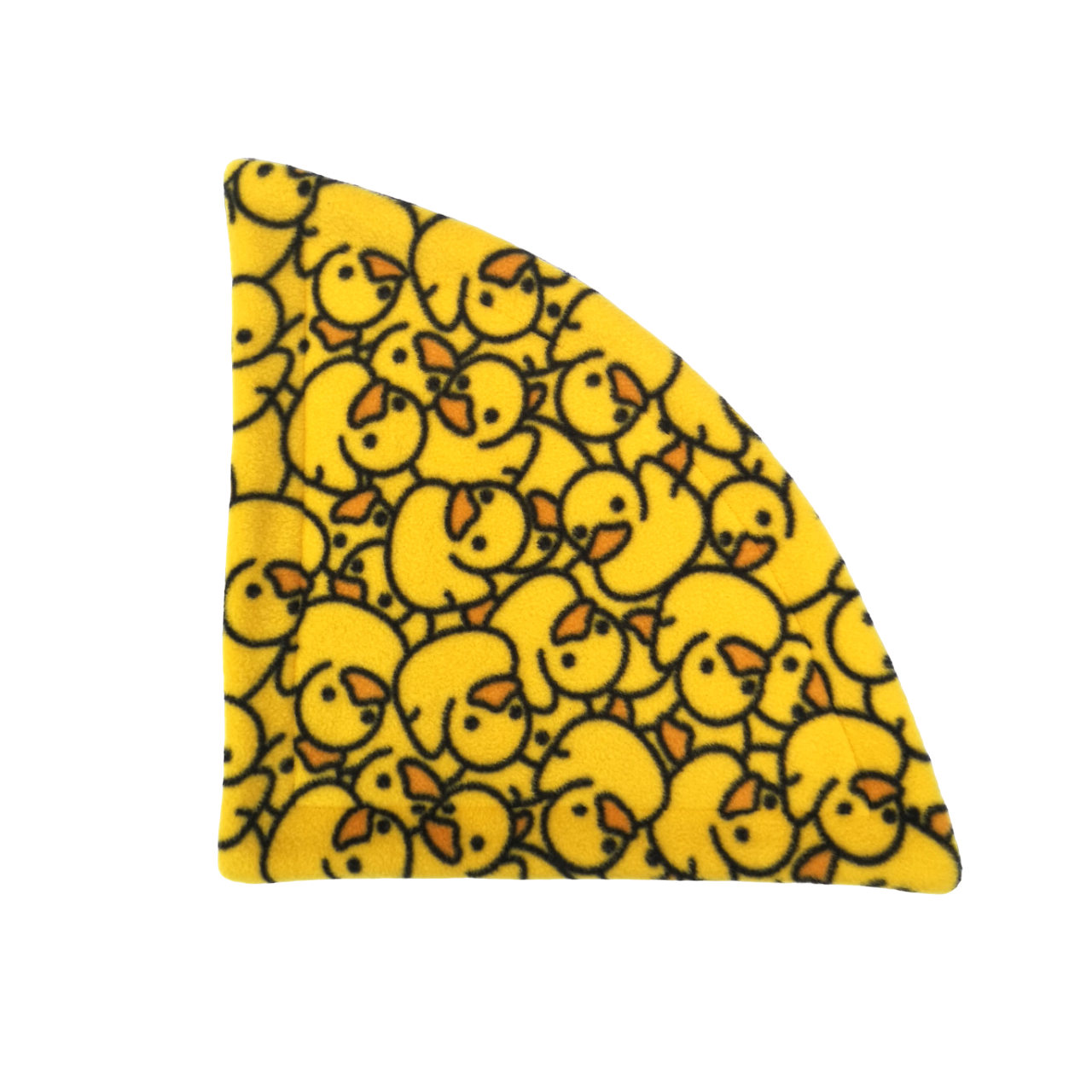 Fleece Corner Mat with Absorbent Core | Rubber Ducks Print