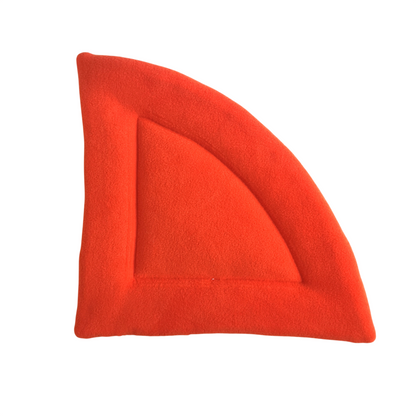 Fleece Corner Padded Mat | Sleepy Fox & Orange