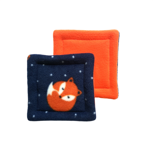 Set of 2 Zorb Water Bottle Drip Mats | Sleepy Fox & Orange