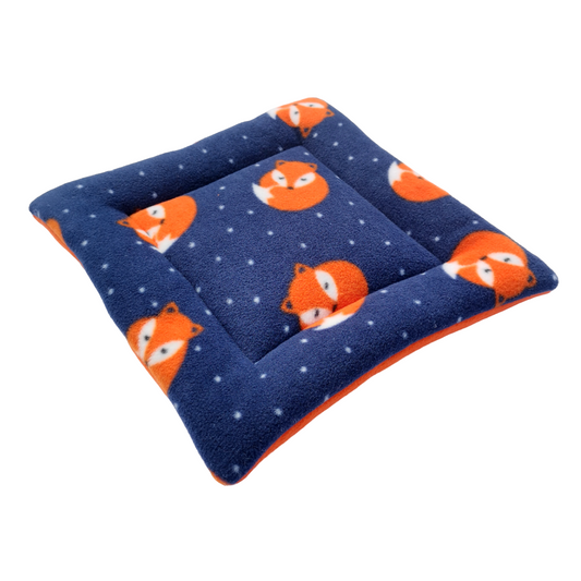 Fleece Padded Mat | Sleepy Fox Print