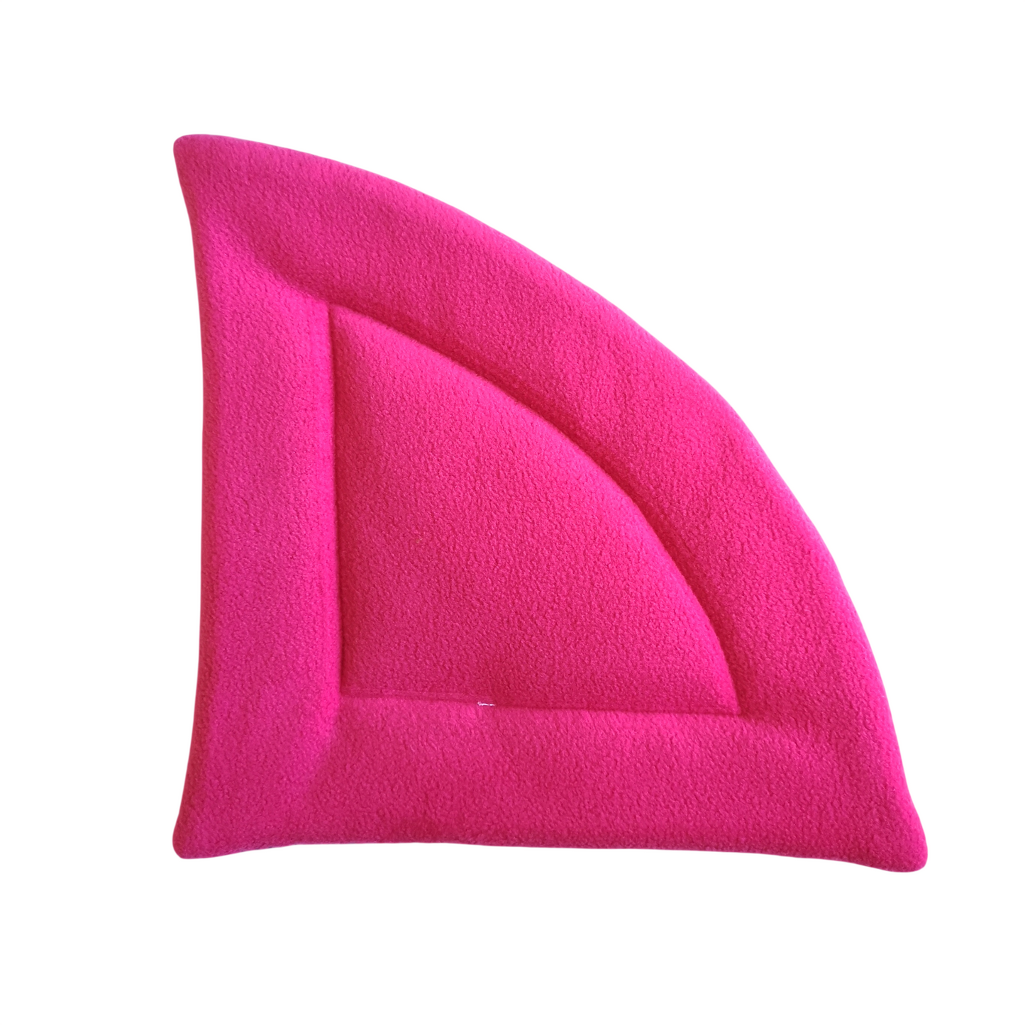 Fleece Corner Padded Mat | Galaxy & Dark Pink