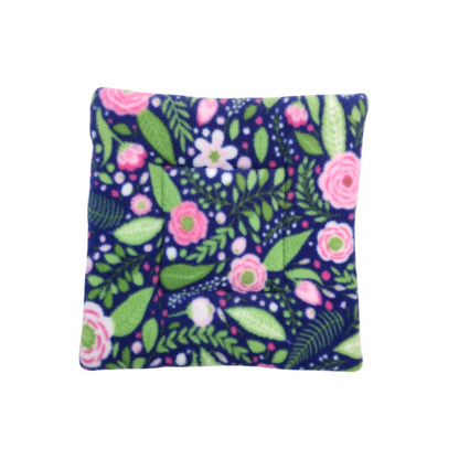 Fleece Padded Mat | Night Garden & Light Pink