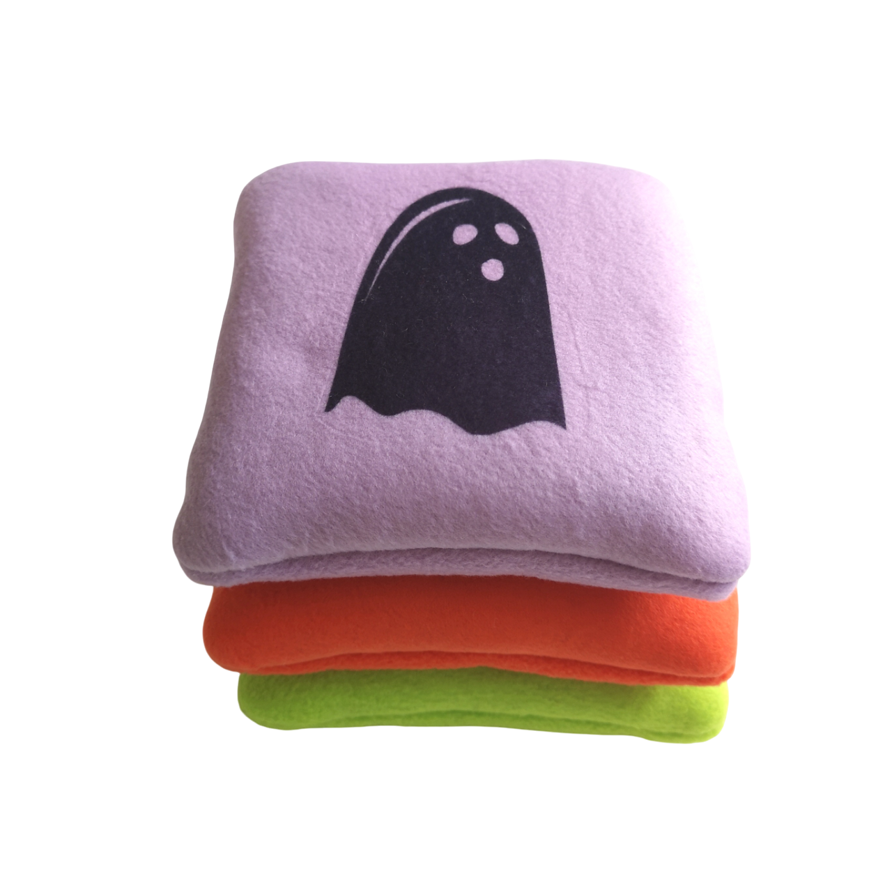 Set of 3 Fleece Pillows | Halloween Ghosts