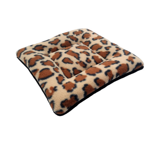 Fleece Padded Mat | Leopard Print