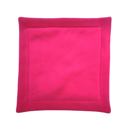 Fleece Mat with Absorbent Zorb Core | Leopard Print & Dark Pink