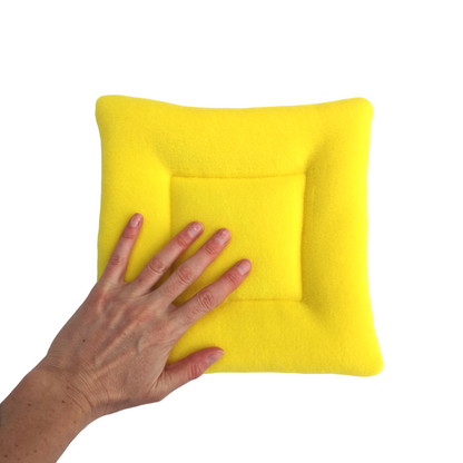 Fleece Padded Mat | Lightning Strikes & Yellow