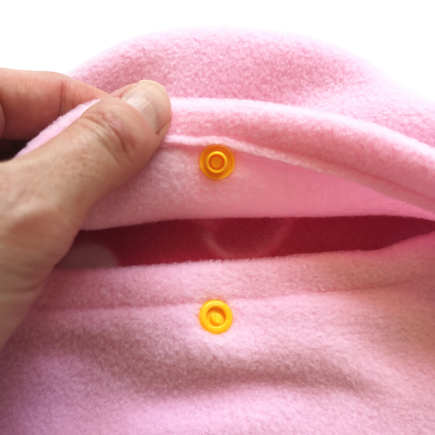 Replacement Fleece Heat Pad Cover | Pink Hearts & Light Pink