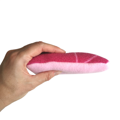 Fleece Pillows | Pink Hearts & Light Pink