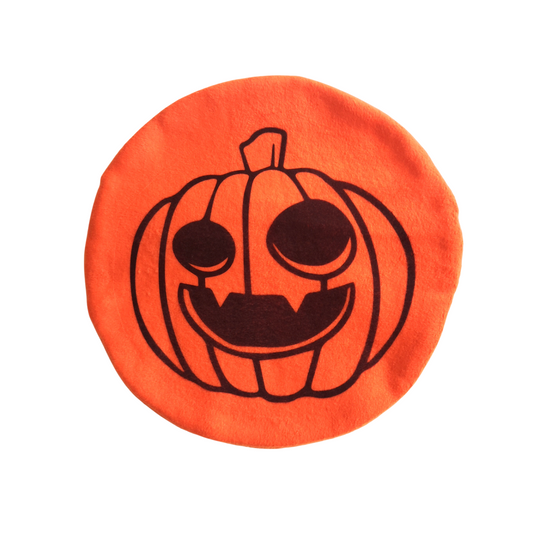 Replacement Fleece Heat Pad Cover | Orange Halloween Pumpkin