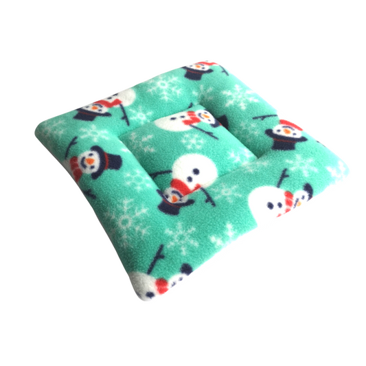 Fleece Padded Mat | Snowmen Print