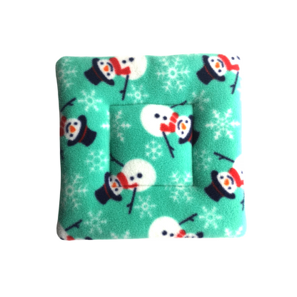 Fleece Padded Mat | Snowmen Print