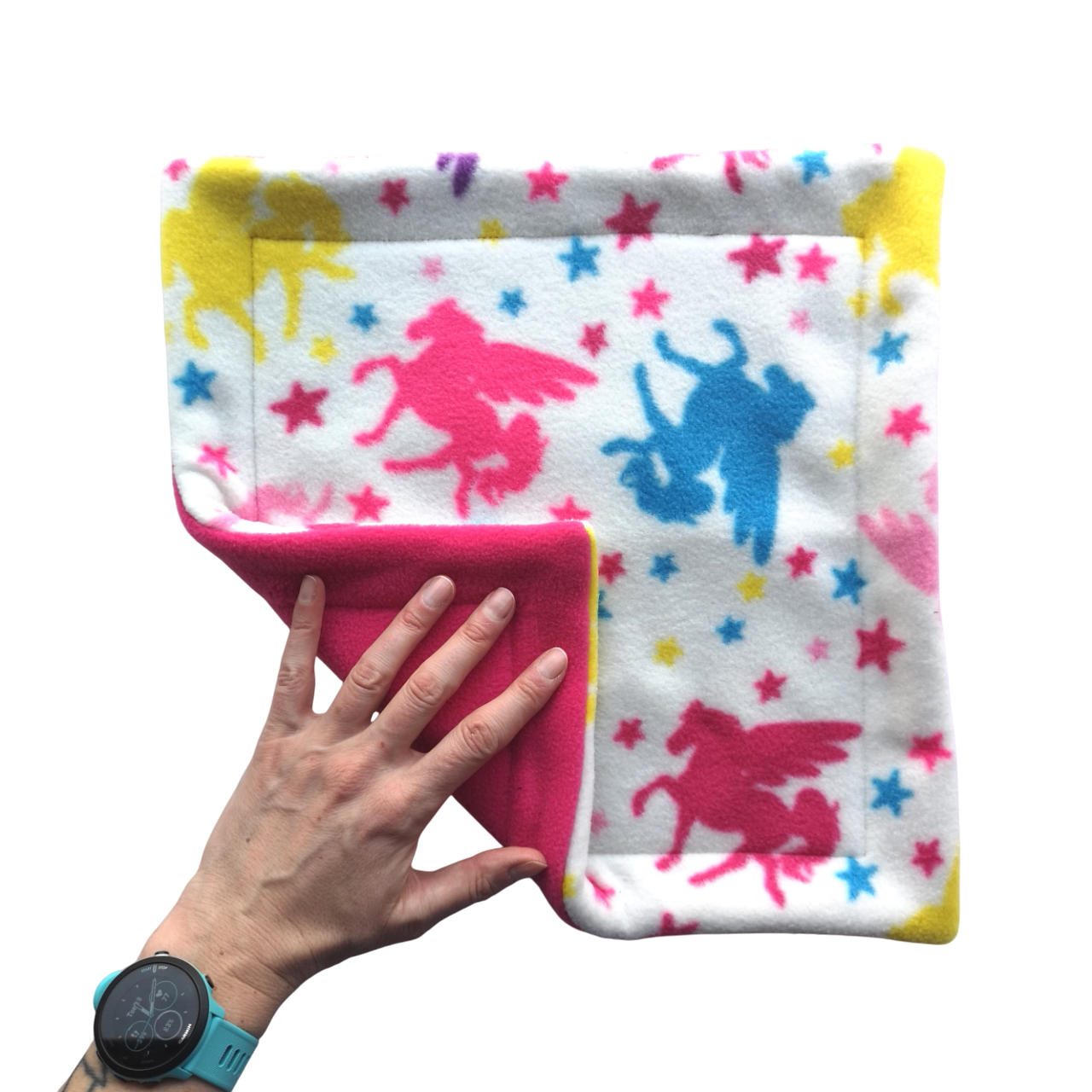 Fleece Mat with Absorbent Core | Unicorns Print